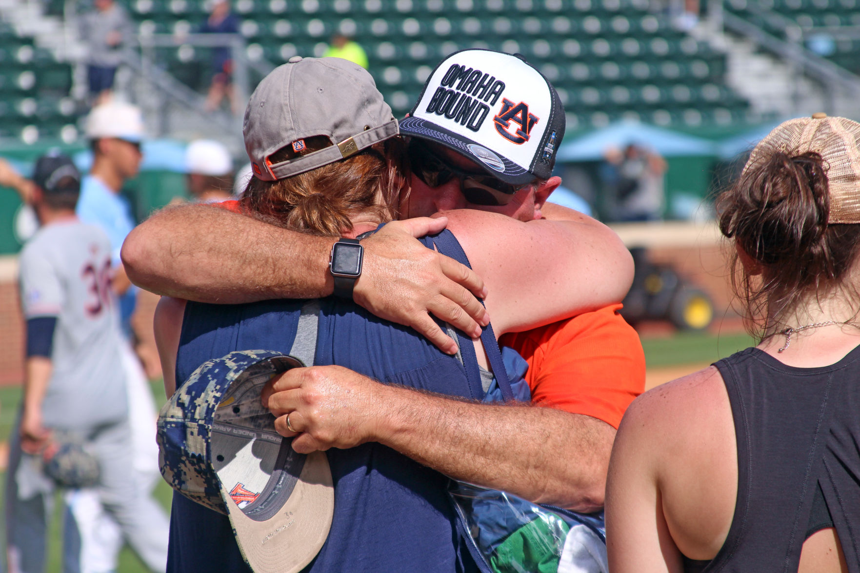 PHOTOS: Auburn celebrates Super Regional win, College World Series berth